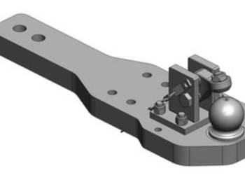 Płyta nośna zaczepu K80® Steyr CVT EcoTech 6130, 6145, 6160 4t 009605940A02