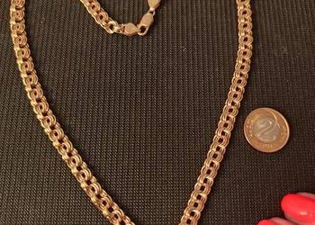 Piekny złoty łańcuszek -splot "Galibardi"