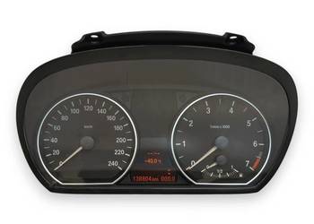 LICZNIK ZEGARY 9166813 BMW E81 E82 E87 E88 1.6 i Benzyna 138 804km europa