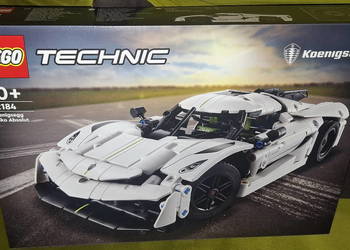 Nowe klocki LEGO Technic 42184 - Biały hipersamochód Koenigsegg Jesko Absol