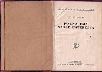 (6782) POZNAJEMY  NASZE ZWIERZĘTA – ZBIGNIEW WOLIŃSKI