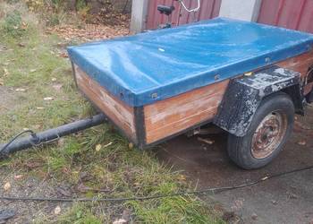 Przyczepa dmc 500 kg z plandeką i dokumentami do rejestracji