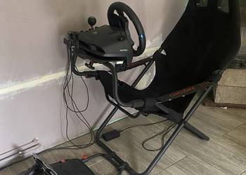 Kierownica Logitech g923 + shifter  + fotel challenge