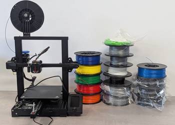 Drukarka 3d Creality Ender-3 v2 NEO + duży zestaw filamentów