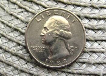 USA 25 Cent 1988r  P