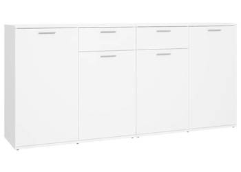 Szafka biała 160x36x75 cm materiał drewnopochodny WM-3074927