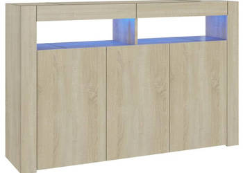 Szafka z oświetleniem LED dąb sonoma 1155 x 30 x 75 cm WM-804340