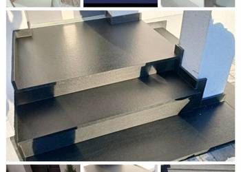 Parapety schody granitowe blaty