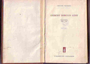 (3683) GRZECHY DOBRYCH LUDZI – LESZEK PROROK.