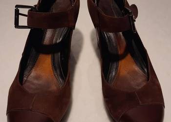 Buty damskie na obcasie, 38, Clarks, 25cm (Obuwie)