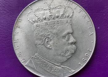 Moneta/Kopia - 5 LIRÓW (TALAR) 1891 UMBERTO I (nr 39)