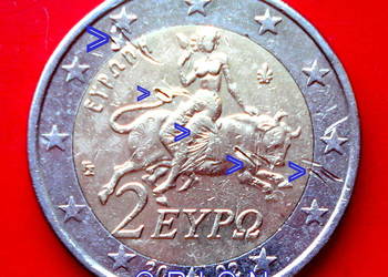 2 Euro Grecja 2002 - S - Mennica Finlandia - DESTRUKT