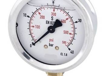 Manometr dolny radialny MG1-63 40 bar gwint 1/4"