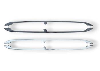 KOMPLET RELING DACHOWY LEWY + PRAWY AUDI A6 C5 KOMBI - AVANT CHROM CZARNE