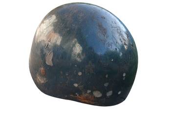 Stary kask motocyklowy „orzeszek” Czechosłowacja Kovona Karviná lata 60/70