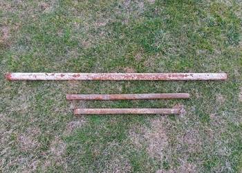 Rury stalowe słupki ogrodzeniowe fi 50 mm i 30 mm