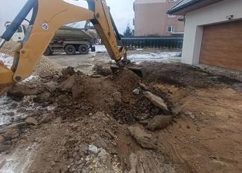 Usługi koparka minikoparka koparkoładowarka, wykopy