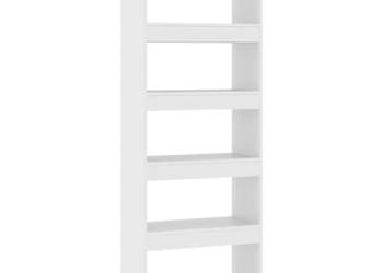 Regał na książki biały 60x30x166 cm materiał drewnopochodny WM-811673