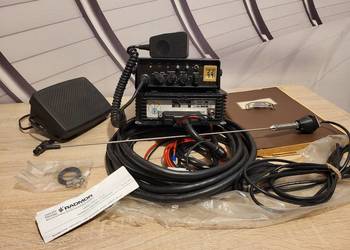 Radiotelefon Unitra Radmor R-2433 Radiostacja manipulator antena milicja