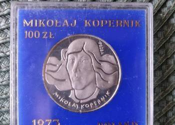 100 zł próba Mikołaj Kopernik srebrna 1973 r.