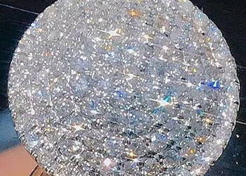 Pierścionek posrebrzany, nowy z metką, rozmiar 20