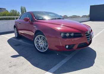 Alfa Romeo Brera czerwona 3.2 V6 JTS 260km Q4 sky view wyjątkowa wersja