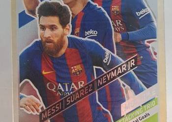 Karta panini Messi suárez i neymar jr