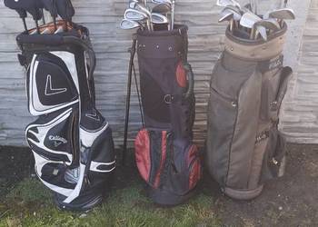Kije golfowe , wózki golfowe