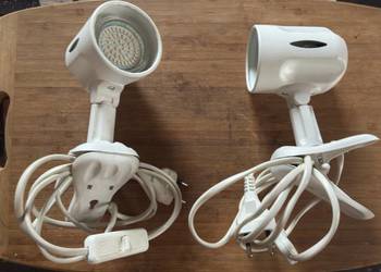 Lampki nocne z klipsem do półki, sypialni białe wysyłka gratis