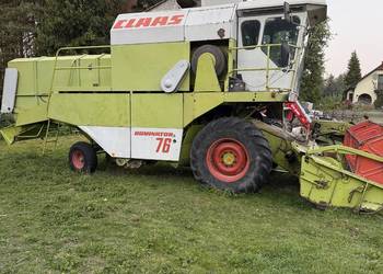 Kombajn zbożowy claas dominator 76 ze stołem do rzepaku