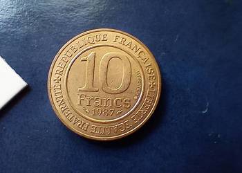 Stare monety 10 frank 1987 Francja