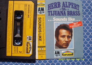 + Kaseta ;HERB ALPERT--TIJUANA BRASS ; A & M .