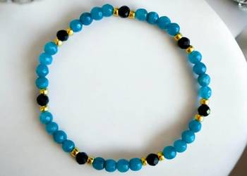 Bransoletka Turmalin i Jadeit