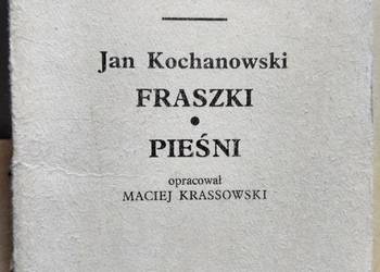 Fraszki i pieśni Kochanowskiego lektury szkolne opracowanie