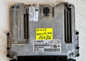 NOWYecu KOMPUTER STEROWNIK SILNIKA CITROEN PEUGEOT OPEL 0281037198 MD1CS003