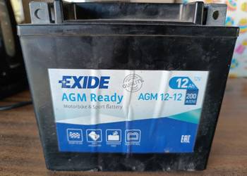 Akumulator EXIDE AGM 12ah 200A używany 1.5 roku sprawny