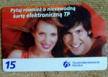 REKLAMA KARTY TELEFONICZNEJ Z CHIPEM