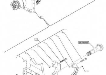 New Holland T6070 Wspornik 84565069