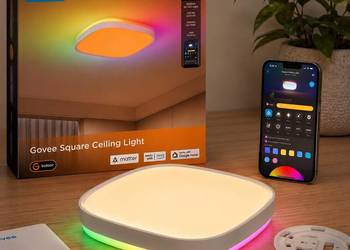 Govee Square Ceiling Light 12" (30 cm) – inteligentna lampa sufitowa LED
