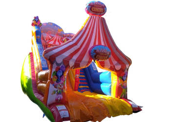 Dmuchana Zjeżdżalnia CYRK POLSKA Producent Atrakcji Dmuchanych Dmuchańców