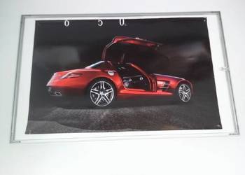 Oryginalna grafika artystyczna Mercedes limitowane plakaty SLS 6 3 AMG