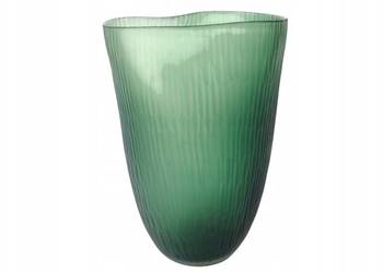 Nowoczesny szklany wazon DESIGN 32 ciekawy kształt