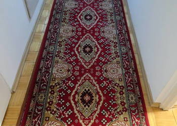 chodnik bordowy 97 cm x 378 cm