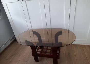 Stolik ława szklany blat