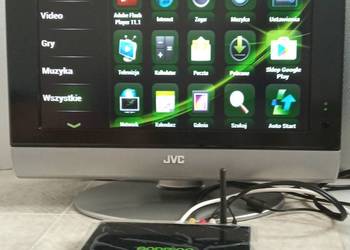 MONITOR Z FUNKCJĄ TV 17 JVC LT-17E31 PLUS ANDROID BOX SMART