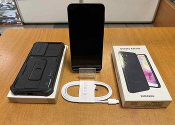 Samsung Galaxy A35 5G 6/128 GB – Awesome Navy GWAR + Etui Kevlar Cam+