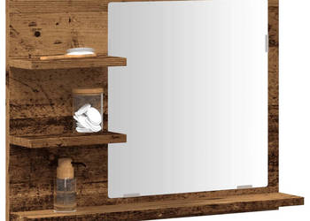 Szafka łazienkowa z lustrem dąb artisan 60x105x45 cm WM-856256