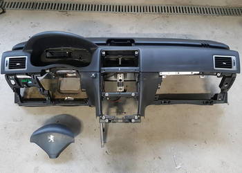 PEUGEOT 307 KONSOLA DESKA KOKPIT PODUSZKI AIR BAG
