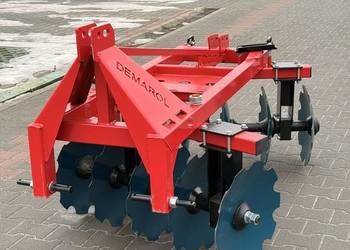 Brona talerzowa do mini ciągników produkcji Demarol hit na rynku 1,2m rama
