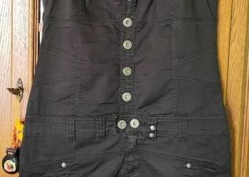 Sukienka ogrodniczka dżinsowa, rozm. XL/42